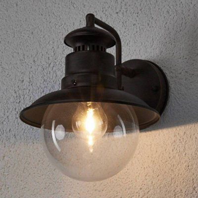 LINDBY Eddie Applique Murale d'Ext&eacute;rieur Rust - 