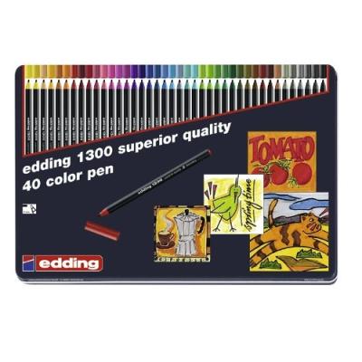 GENERIQUE EDDING Boite de 40 feutres de coloriage E1300