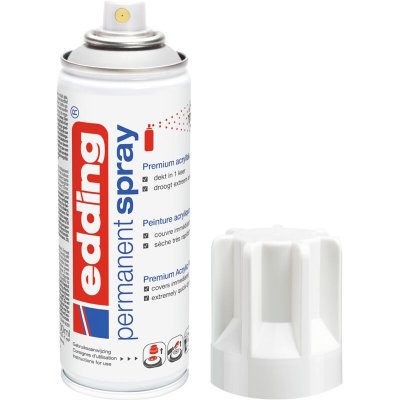 EDDING  e5200 spray de peinture d&eacute;co toutes surfaces blanc brillant