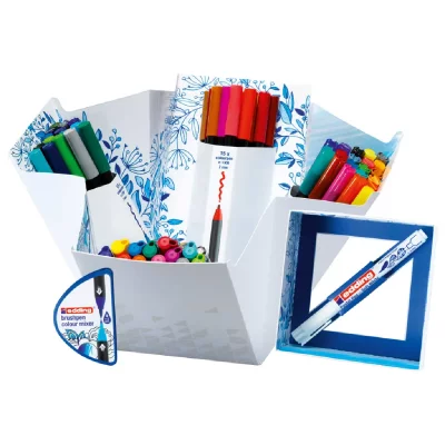 EDDING  feutre pinceau 68 pcs &agrave; m&eacute;langeur de couleurs