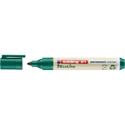EDDING  Marqueur Permanent Ecoline E-21 Vert 10 Unit&eacute;(S)