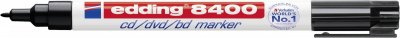 EDDING  Marqueur Permanent Pour Cd/Dvd/Bd E-8400 Noir 10 Unit&eacute;(S)
