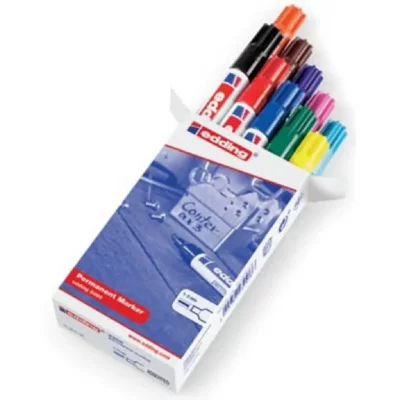 EDDING  marqueurs ind&eacute;l&eacute;biles 10 pcs multicolore 3300