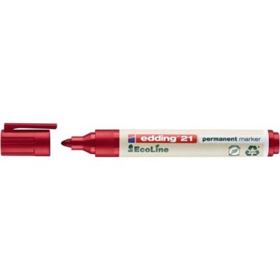 EDDING  Marqueurs permanents rechargeables Ecoline  E21 - Rouge