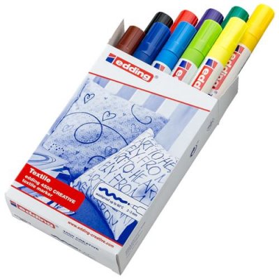  Edding marqueurs pour textile 10 pcs multicolore 4500