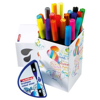  Edding Pack 20 Edding Brush Markers Multicolore