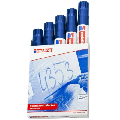 EDDING  Pack 5 Permanent 800 Plug Bleu
