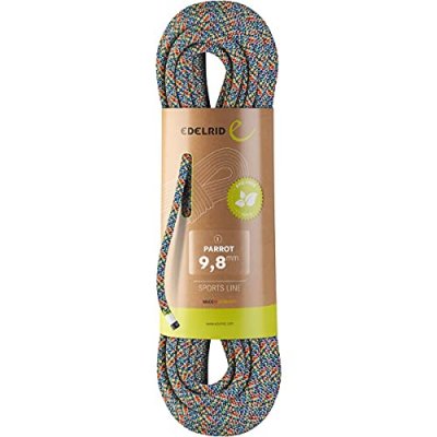 EDELRID  - Parrot 9.8 mm - Corde &agrave; simple taille 70 m, gris