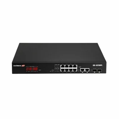 EDIMAX  pro gs-5210pl switch 10xgb poe+ 2xsfp surve GS-5210PL