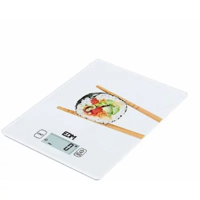 EDM  07526 Bascula de cuisine, Mod 1, MAX 5 kg, Plastique, Neutre