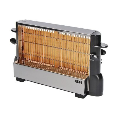 EDM  07640 Grille-pain vertical Noir 29,5 x 16,5 x 9 cm