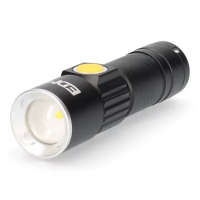 EDM  Mini Lampe de Poche avec Zoom 1 LED 120 lumens Rechargeable 36388