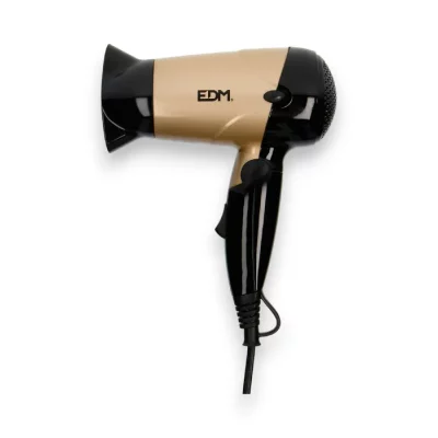 EDM  S&egrave;che-cheveux de voyage pliable 1000-1200 W