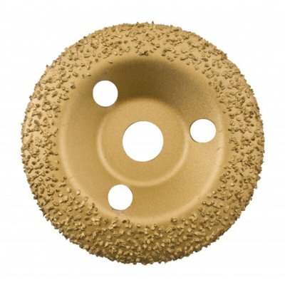 EDMA  - disque abrasif 125 mm bomb&eacute; grain moyen 24 - 92855