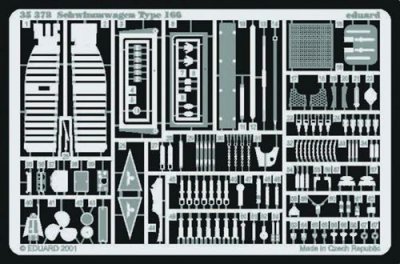 EDUARD  Accessories- Accessoires de mod&eacute;lisme-Type 166-Kit Photo, 35378