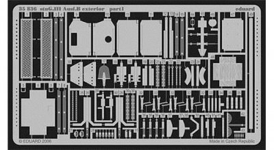 EDUARD  ext&eacute;rieur de StuG.III Ausf. B (pour Tamiya TA35281 maquettes)