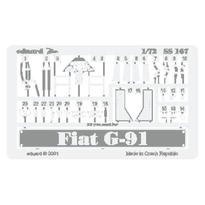 GENERIQUE Eduard Fiat G.91 (pour maquettes Revell) Ce coffret Zoom est une vers