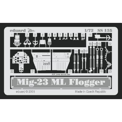GENERIQUE Eduard Mikoyan MiG-23 ML Flogger (pour les maquettes Italeri) Ce coff