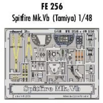 GENERIQUE Eduard Supermarine Spitfire Mk. VB - pi&egrave;ces pr&eacute;-peintes en couleur (p