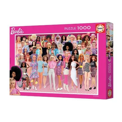 MATTEL Educa Borras 1000 Pieces Barbie Wooden Puzzle Rose