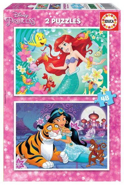 EDUCA  Borras 2x48 Ariel+jasmin Multicolore 9-12 Years