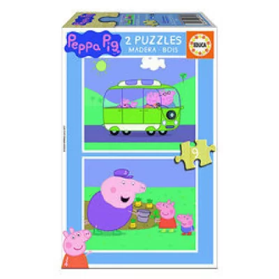 EDUCA BORRAS  -  - 17156 - 2x9 bois peppa pig