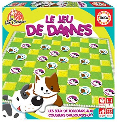 EDUCA  - Jeu Dames Enfant. &Agrave; partir de 5 Ans. Ref. 18154
