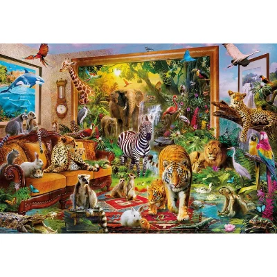 EDUCA  Puzzle 6000 En Entrant Dans La Chambre 