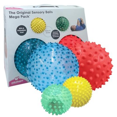 EDUSHAPE  - Ed 705179 - Jeu De Balle - Balles Sensorielles - Mod&egrave;le Al&eacute;atoire De 4