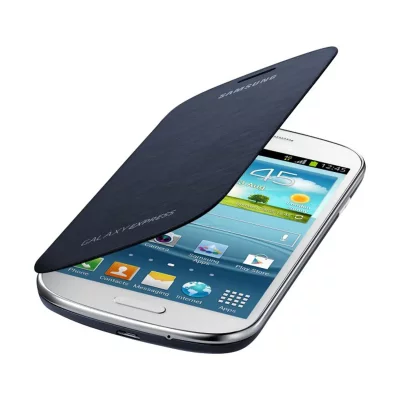 SAMSUNG EF-FI873B - Etui pour t&eacute;l&eacute;phone portable - bleu - pour Galaxy Express