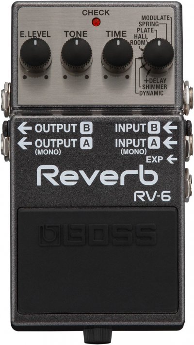 BOSS Effets guitare &eacute;lectrique  RV-6 Reverb - delay