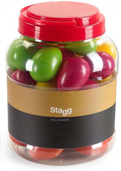 STAGG EGG-BOX1 - Boite de 40 oeufs shaker plastique