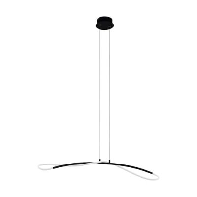 EGLO Egidonella plafonnier led suspendu int&eacute;gr&eacute; noir
