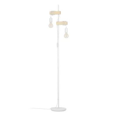 EGLO  33167 Lampe Sur Pied, Acier, 10 W, Weiss
