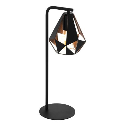 EGLO  43058 Lampe de Table, Acier, Schwarz, Kupferfarben-Antik
