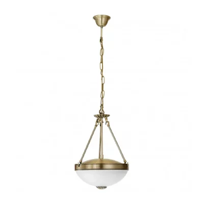 EGLO  82747 Lampe Suspendue, M&eacute;tal, E27, Wei&szlig;