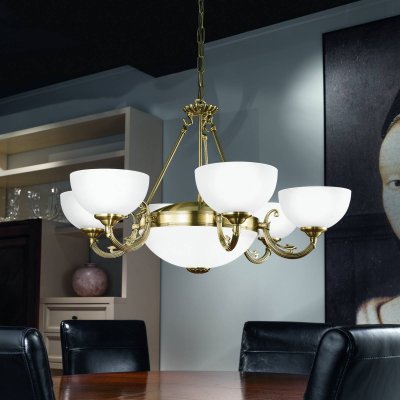 EGLO  82749 Suspension, M&eacute;tal, E14, Blanc