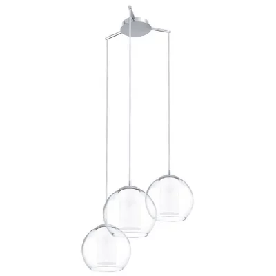 GENERIQUE Eglo 92762&nbsp;Boule Suspension, M&eacute;tal, E27, Transparent