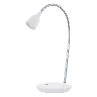 EGLO  93078&nbsp;Lampe de Bureau, M&eacute;tal, Int&eacute;gr&eacute;, Blanc