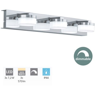 EGLO  96543 Wandleuchte, Acier, 216 W, Chrom
