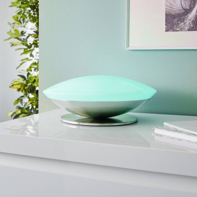 EGLO CONNECT Eglo 97813 Lampe de Table, Acier, 18 W, Nickel Mat