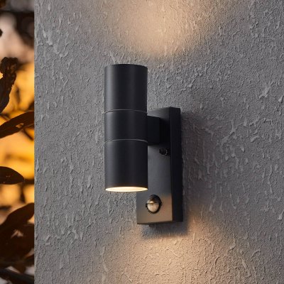 EGLO  applique led &agrave; capteur d'ext&eacute;rieur riga 5 2x3 w anthracite 425183