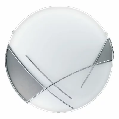 EGLO  - Applique murale/Plafonnier raya blanc, chrome, E27 max. 1X60W