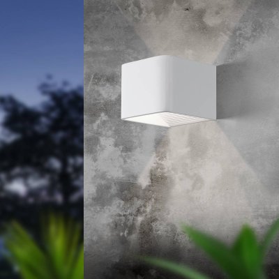 EGLO  Doninni 1 - Applique Murale Ext&eacute;rieure Led Blanc Ip44