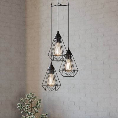 EGLO  ISU1292784 Suspension, M&eacute;tal, Noir