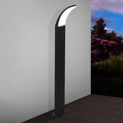 EGLO  lampadaire led d'ext&eacute;rieur fiumicino 11 w 90 cm noir 425228