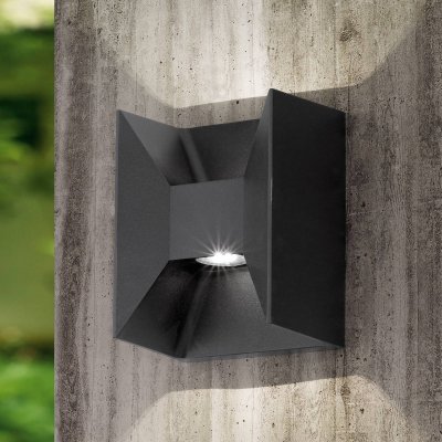 EGLO  lampe murale &agrave; led d'ext&eacute;rieur morino 5 w anthracite 93319 409625