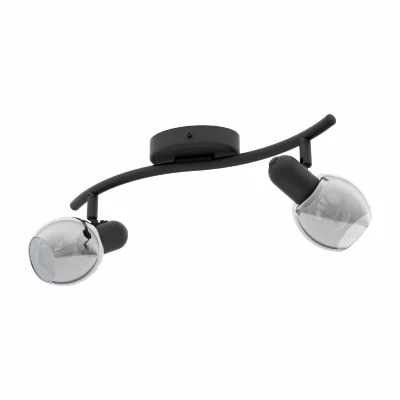 EGLO  LB19 Pollica Applique Murale 2 X E14 Noir