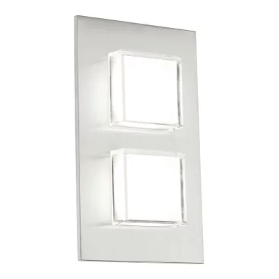 EGLO  - Lumi&egrave;re ext&eacute;rieure-LED pias edelstahl, led max. 2X2,5W