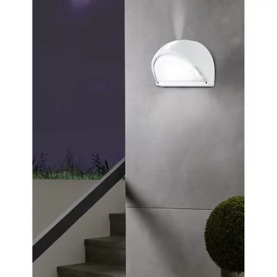 EGLO  onja - applique murale ext&eacute;rieure &agrave; 1 lumi&egrave;re, blanc ip44, e27